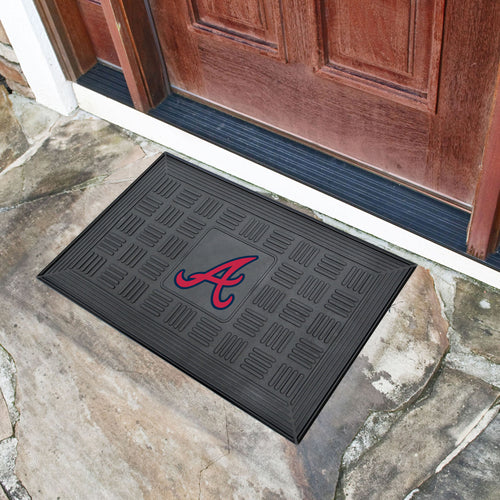 Atlanta Braves Medallion Door Mat - 19