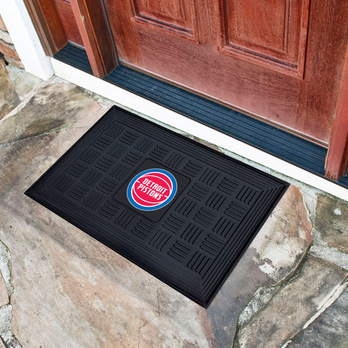 Detroit Pistons Medallion Door Mat 19