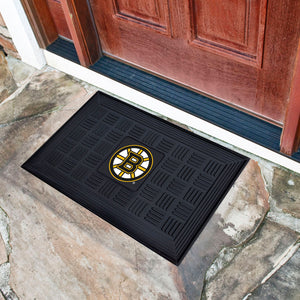 Boston Bruins Medallion Door Mats - 19"x30"