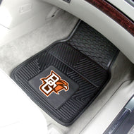 Bowling Green State Falcons 2 Piece Vinyl Car Mats - 18"x27"
