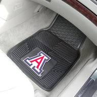 Arizona Wildcats 2 Piece Vinyl Car Mats - 18"x27"