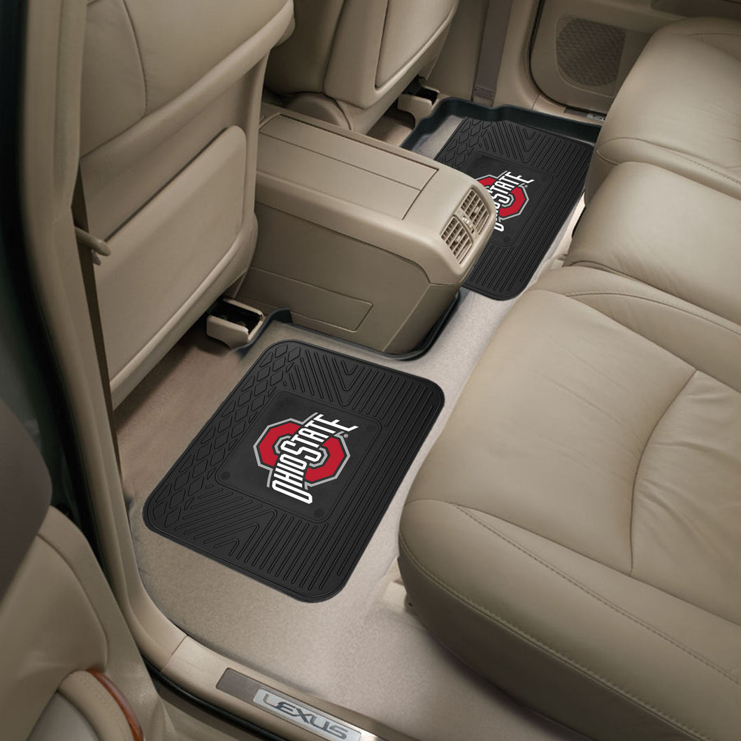 Ohio State Buckeyes 2 Piece Utility Car Mat Set