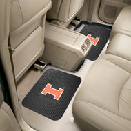 Illinois Fighting Illini 2 Piece Utility Car Mat Set