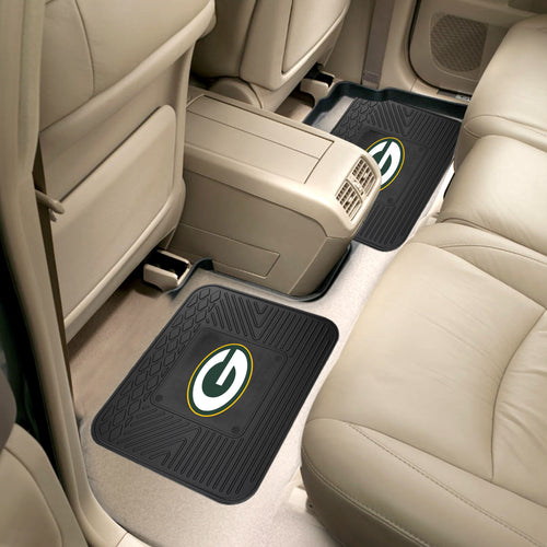 Green Bay Packers 2 Piece Utility Car Mat Set