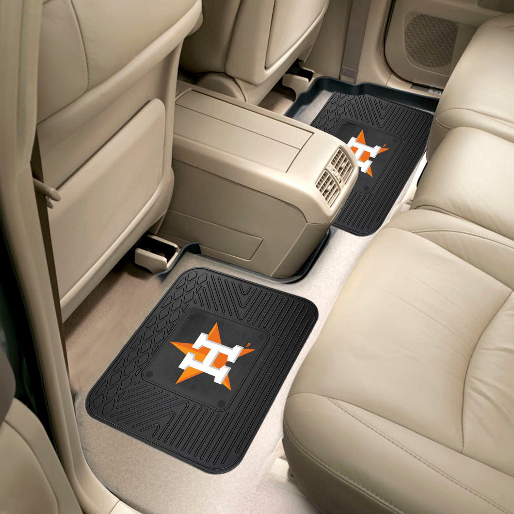 Houston Astros 2 Piece Utility Car Mat Set