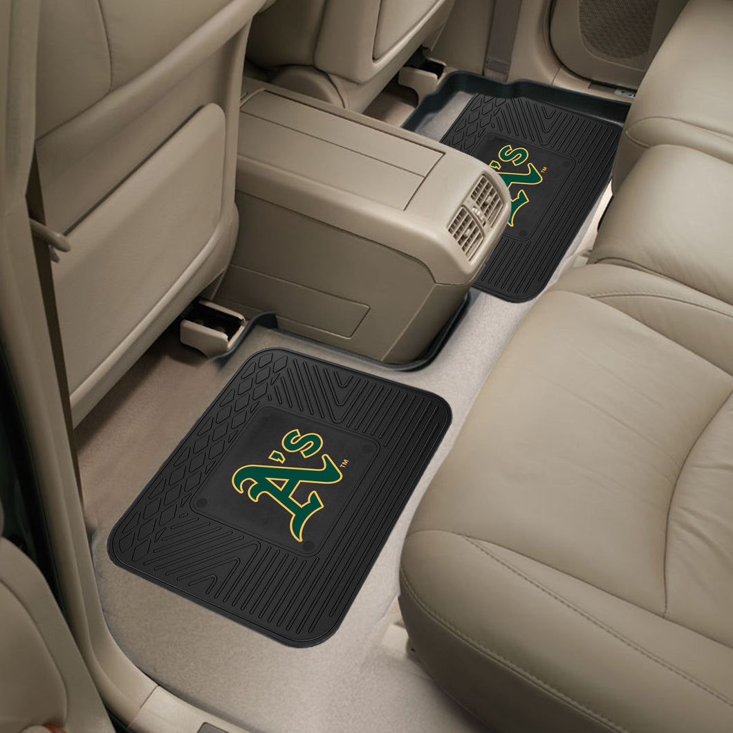 Oakland Athletics 2 Piece Utility Car Mat Set