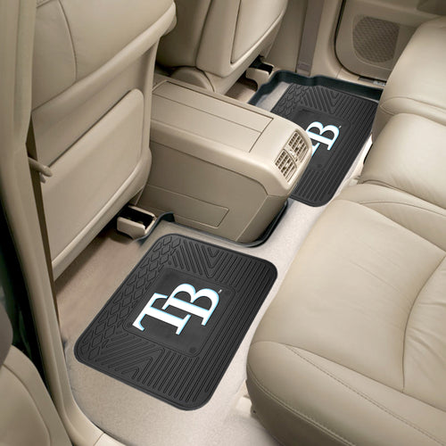 Tampa Bay Rays 2 Piece Utility Car Mat Set