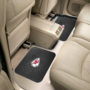 Kansas City Chiefs 2 Piece Utility Car Mat Set