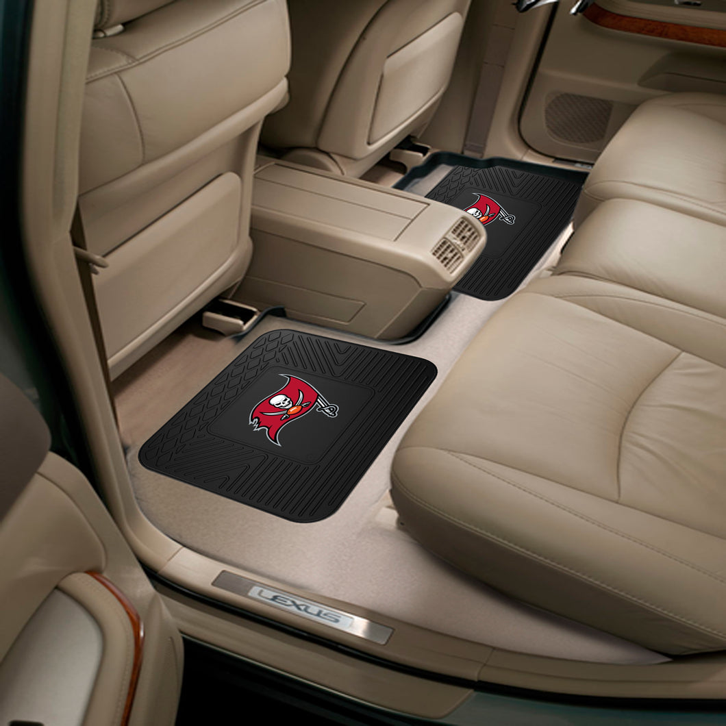 Tampa Bay Buccaneers 2 Piece Utility Car Mat Set