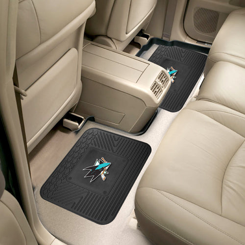 San Jose Sharks 2 Piece Utility Car Mat Set