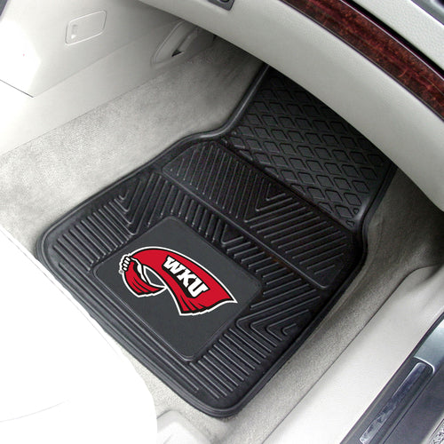 Western Kentucky Hilltoppers 2 Piece Vinyl Car Mats - 18