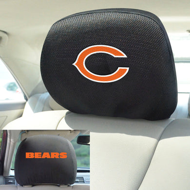 Chicago Bears Set of 2 Headrest Covers 