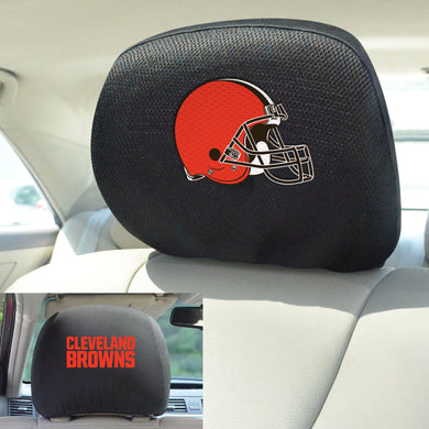 Cleveland Browns Set of 2 Headrest Covers 