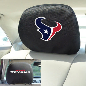 Houston Texans Set of 2 Headrest Covers 