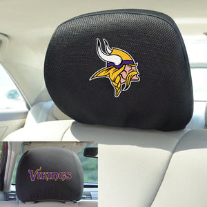 Minnesota Vikings Set of 2 Headrest Covers 