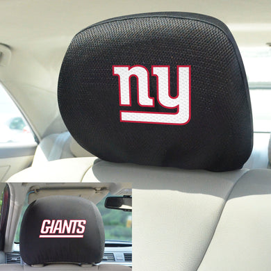 New York Giants Set of 2 Headrest Covers 