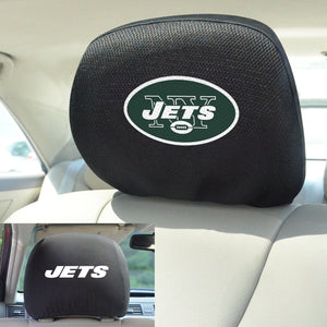 New York Jets Set of 2 Headrest Covers 