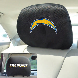 Los Angeles Chargers Set of 2 Headrest Covers 