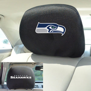  Seattle Seahawks Set of 2 Headrest Covers 