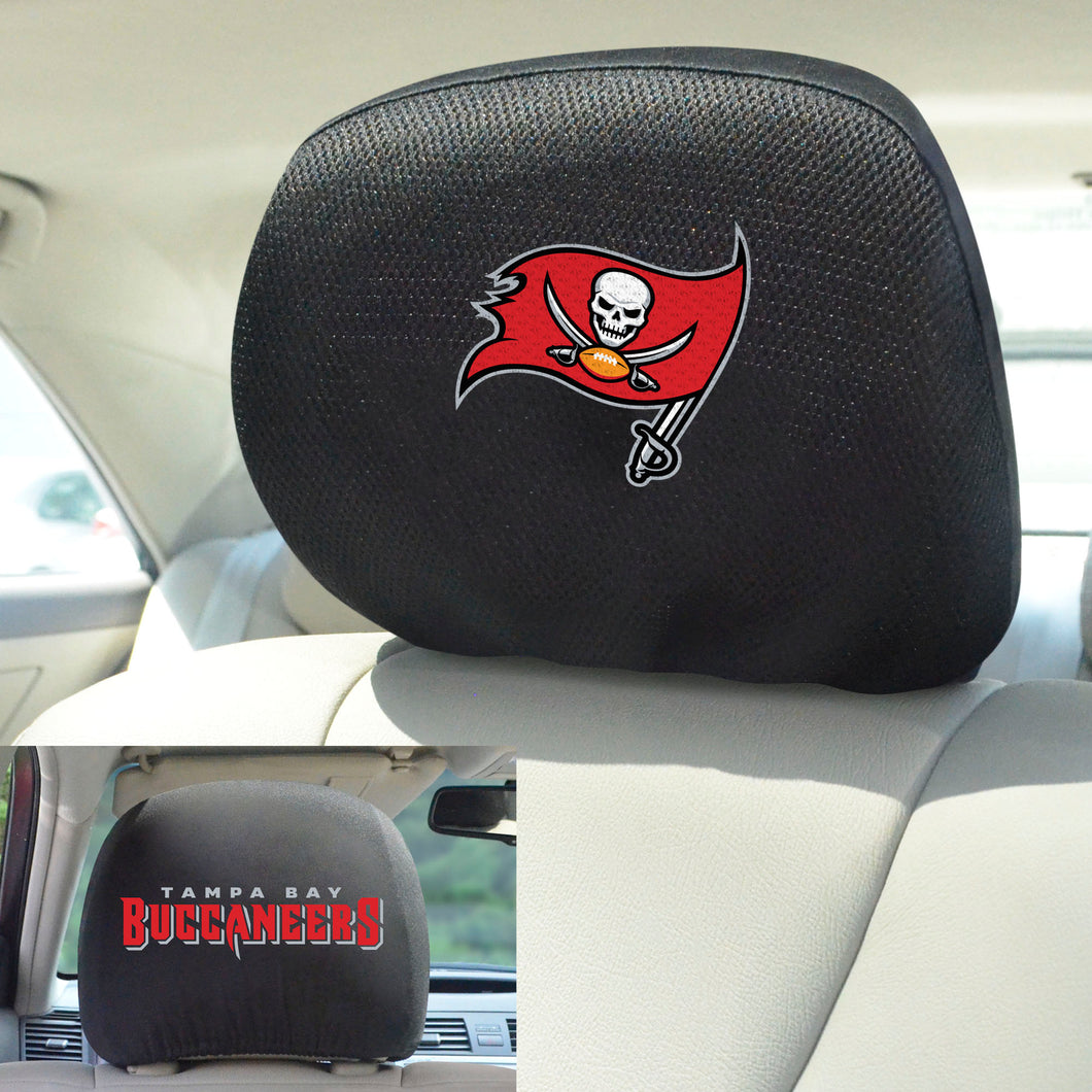 Tampa Bay Buccaneers Set of 2 Headrest Covers 