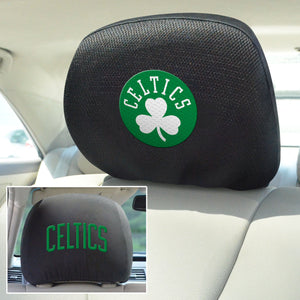 Boston Celtics Set of 2 Headrest Covers