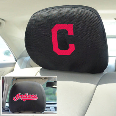  Cleveland Indians Set of 2 Headrest Covers 
