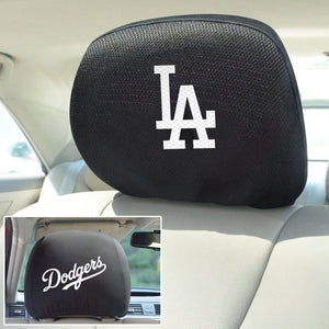  Los Angeles Dodgers Set of 2 Headrest Covers 