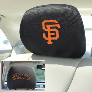  San Francisco Giants Set of 2 Headrest Covers 
