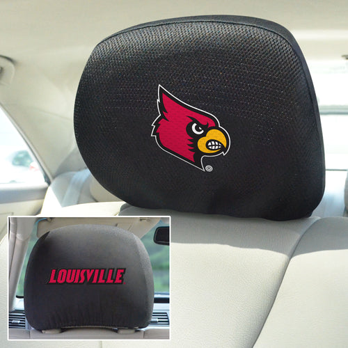 Louisville Cardinals Set of 2 Headrest Covers