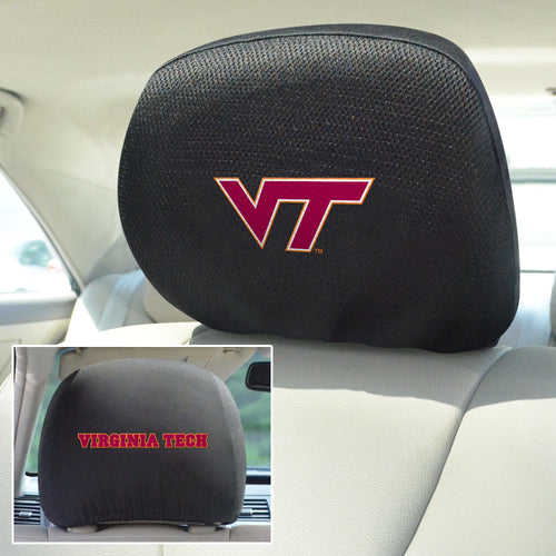 Virginia Tech Hokies Set of 2 Headrest Covers