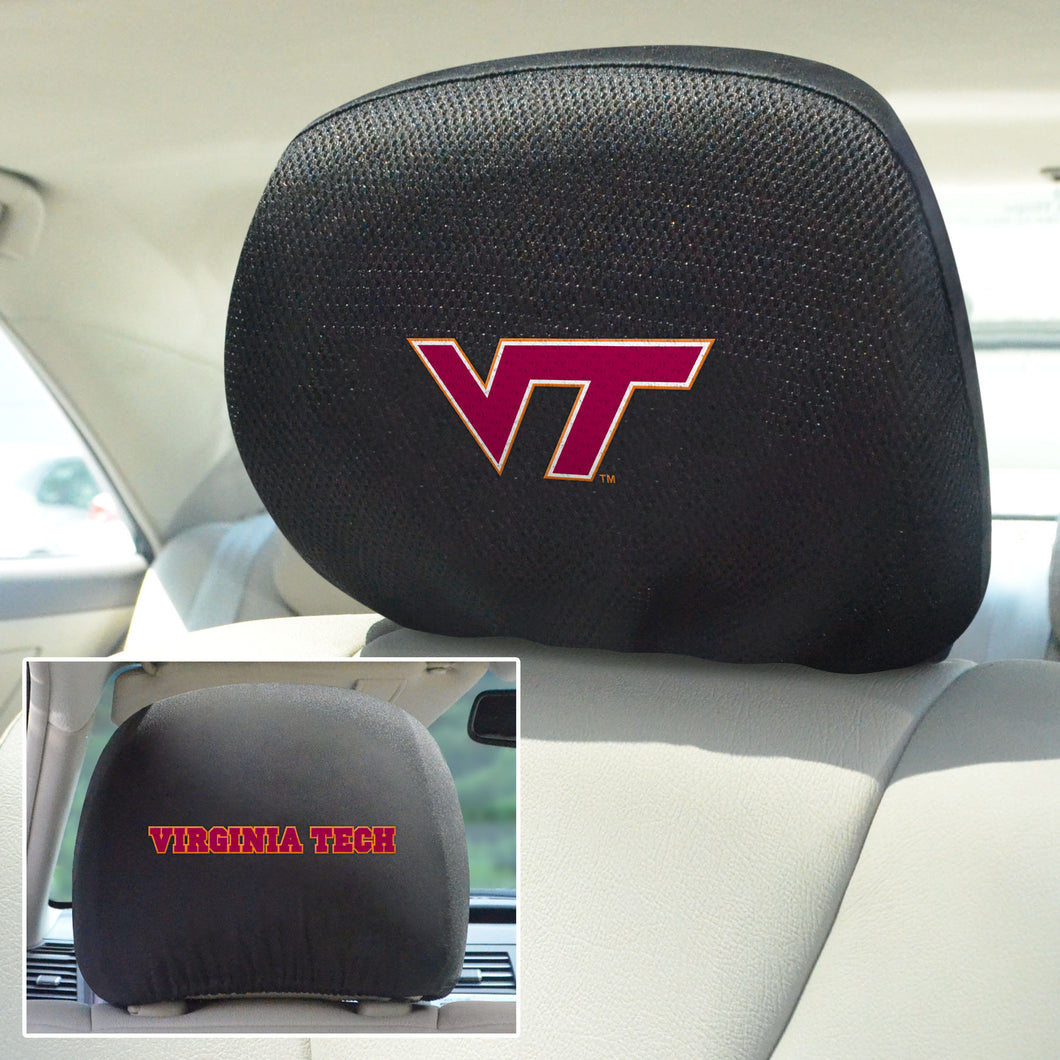Virginia Tech Hokies Set of 2 Headrest Covers
