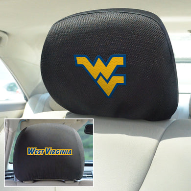 West Virginia Mountaineers Set of 2 Headrest Covers