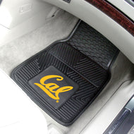 Cal Bears 2 Piece Vinyl Car Mats - 18"x27"