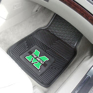 Marshall Thundering Herd 2 Piece Vinyl Car Mats - 18"x27"