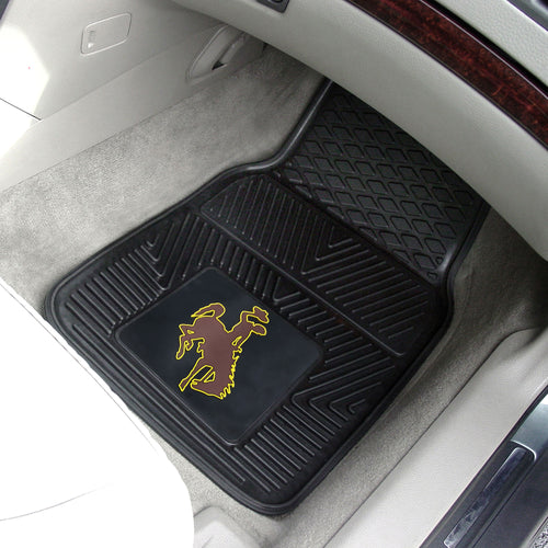 Wyoming Cowboys 2 Piece Vinyl Car Mats - 18