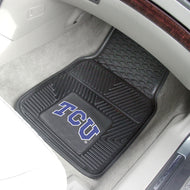 TCU Hornedfrogs 2 Piece Vinyl Car Mats - 18"x27"