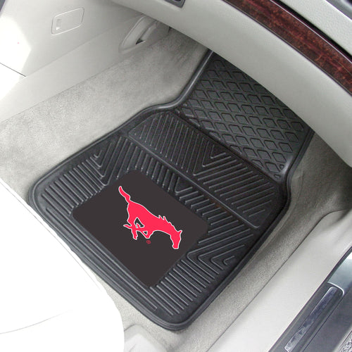 SMU Mustangs 2 Piece Vinyl Car Mats - 18