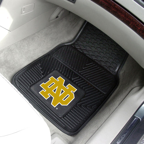 Notre Dame Fighting Irish 2 Piece Vinyl Car Mats ND - 18