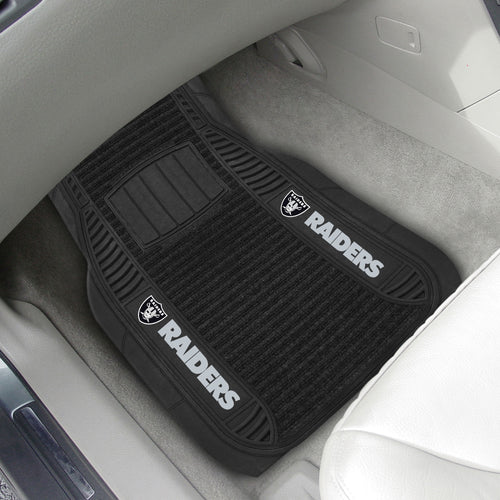 Las Vegas Raiders 2-piece Deluxe Car Mat Set 21