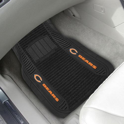 Chicago Bears 2-piece Deluxe Car Mat Set 21