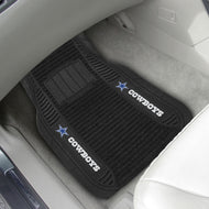 Dallas Cowboys 2-piece Deluxe Car Mat Set 21"x27"