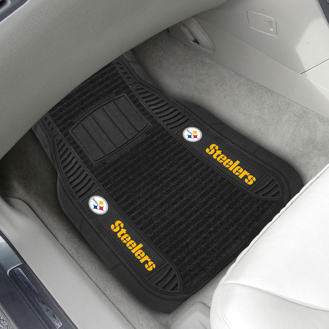 Pittsburgh Steelers 2-piece Deluxe Car Mat Set 21