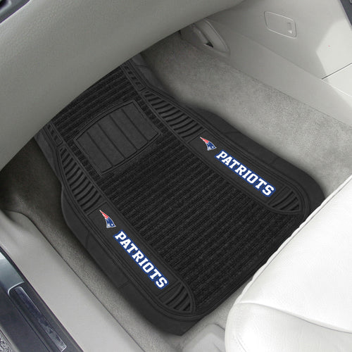 New England Patriots 2-piece Deluxe Car Mat Set 21