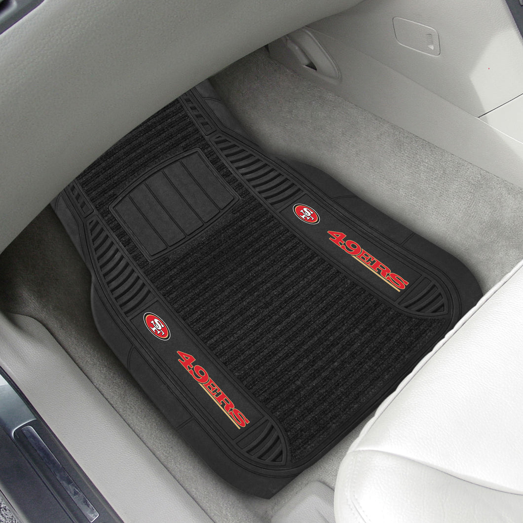 San Francisco 49ers 2-piece Deluxe Car Mat Set 21