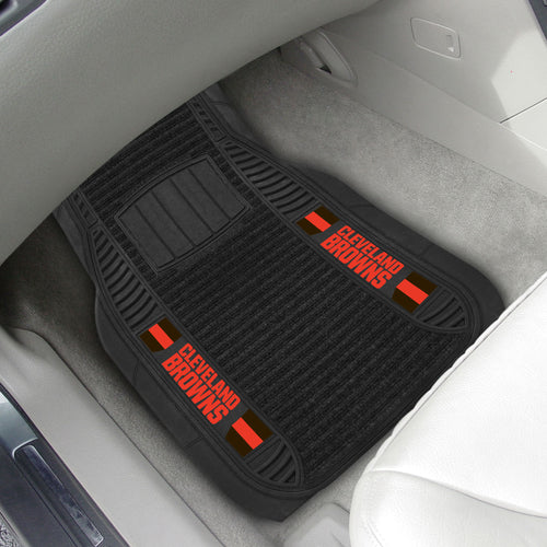 Cleveland Browns 2-piece Deluxe Car Mat Set 21