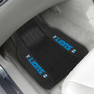 Detroit Lions 2-piece Deluxe Car Mat Set 21"x27"