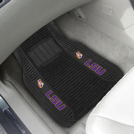LSU Tigers 2-piece Deluxe Car Mat Set 21"x27"