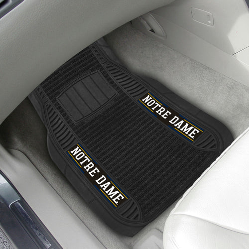 Notre Dame Fighting Irish 2-piece Deluxe Car Mat Set 21