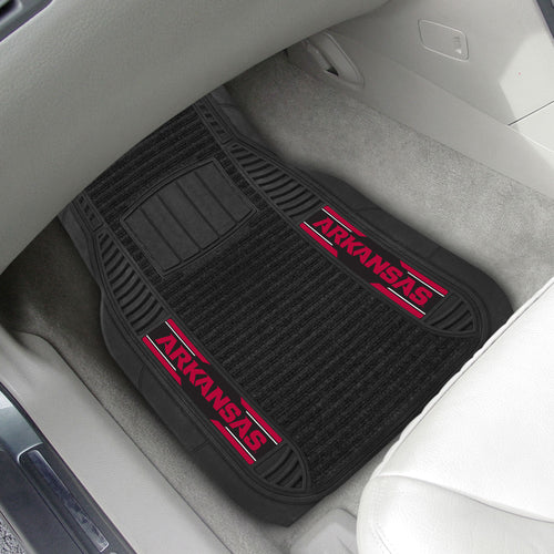 Arkansas Razorbacks 2-piece Deluxe Car Mat Set 21