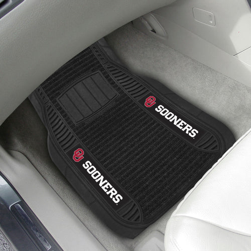 Oklahoma Sooners 2-piece Deluxe Car Mat Set 